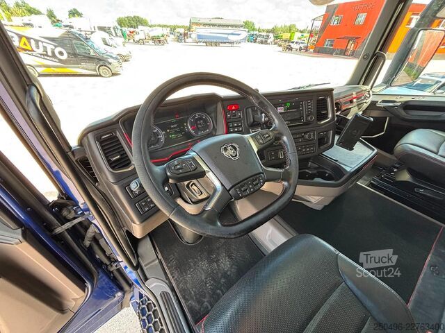 Važiuoklės kabina Scania R 650 6x4 RETARDER / PLATFORM L=6851 mm