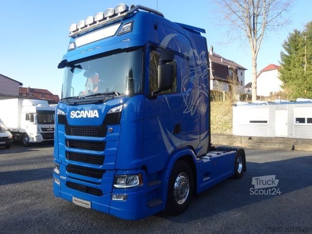 Standartinis vilkikas SCANIA S 500 ubbodenhydraulik 1.Hand