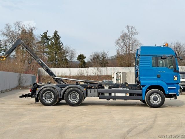 Camión portacontenedores de gancho MAN TGS 26.440 * Abrollkipper * 6x6 * TOPZUSTAND !