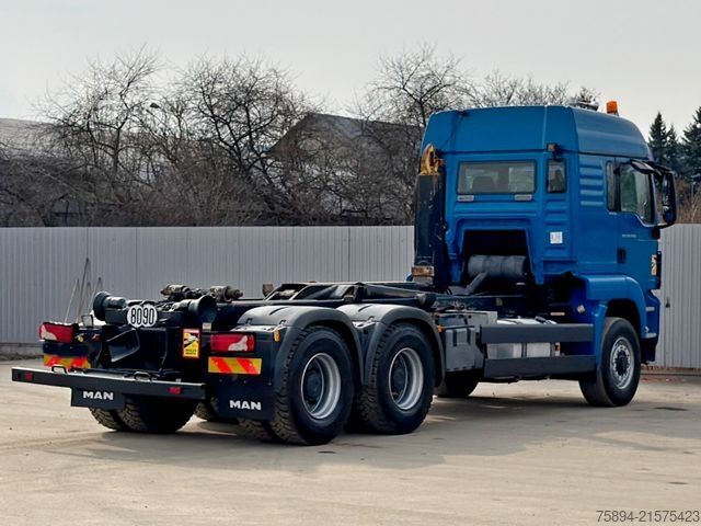Camión portacontenedores de gancho MAN TGS 26.440 * Abrollkipper * 6x6 * TOPZUSTAND !