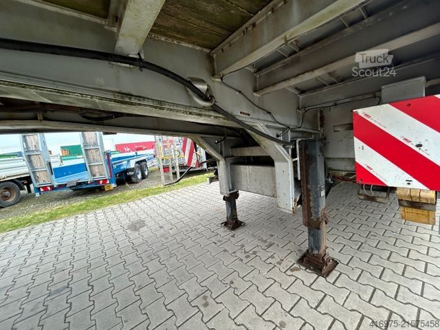 Low loader semitrailer MÖSLEIN STR 3 Schwebheim 3-Achs Satteltieflader Radmulde
