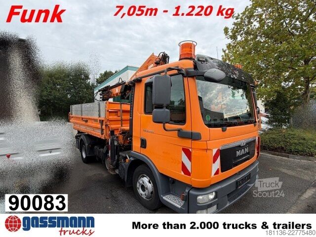 Basculantă MAN TGL 12.220 4x2 BB Atlas AK 88.3-A2 Funk 2x'AHK