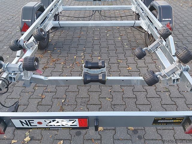Boat trailer Brenderup 2500kg Premium 242500 TBSR 2500 Superrollen
