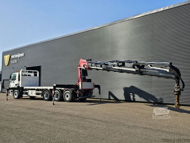 Loading platform DAF CF 530 8x4 / RETARDER / FASSI F545 CRANE / KRAN...