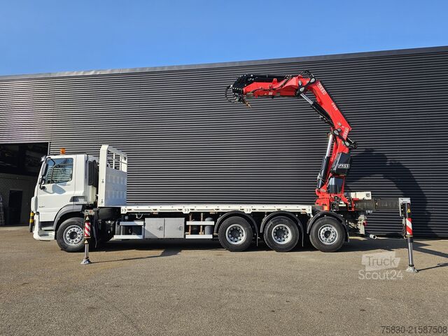 Loading platform DAF CF 530 8x4 / RETARDER / FASSI F545 CRANE / KRAN...