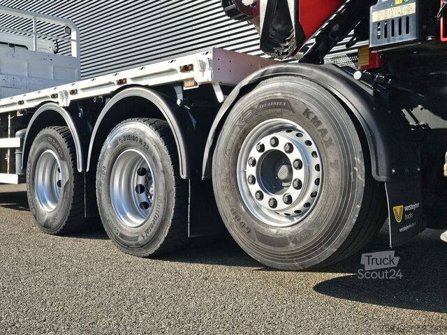 Loading platform DAF CF 530 8x4 / RETARDER / FASSI F545 CRANE / KRAN...