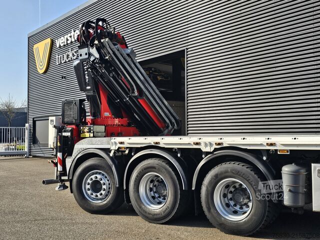 Loading platform DAF CF 530 8x4 / RETARDER / FASSI F545 CRANE / KRAN...