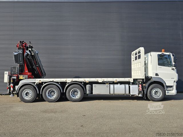 Навантажувальна платформа DAF CF 530 8x4 / RETARDER / FASSI F545 CRANE / KRAN...
