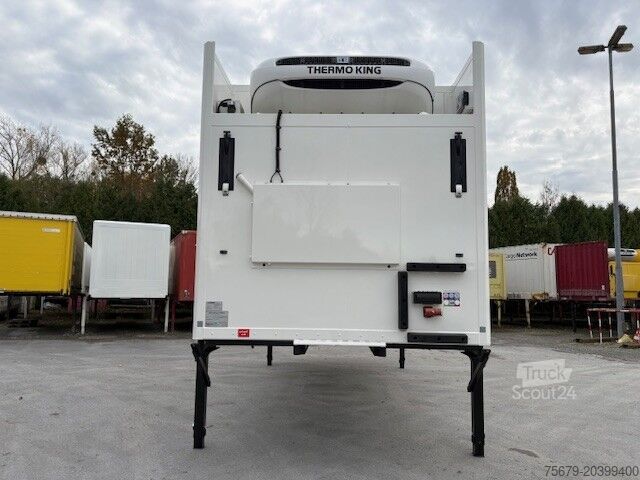 Swap body with reefer structure Krone BDF-System 7.45 m, Wartung neu, LACK NEU in weiß