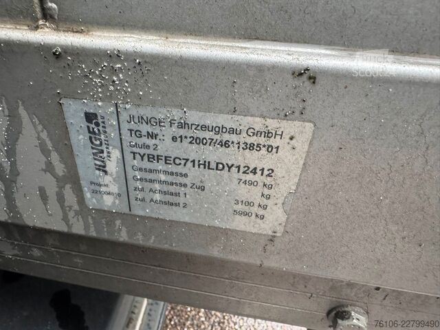 Sandučar FUSO Canter 7C18 Koffer mit Ladebordwand *Klima*