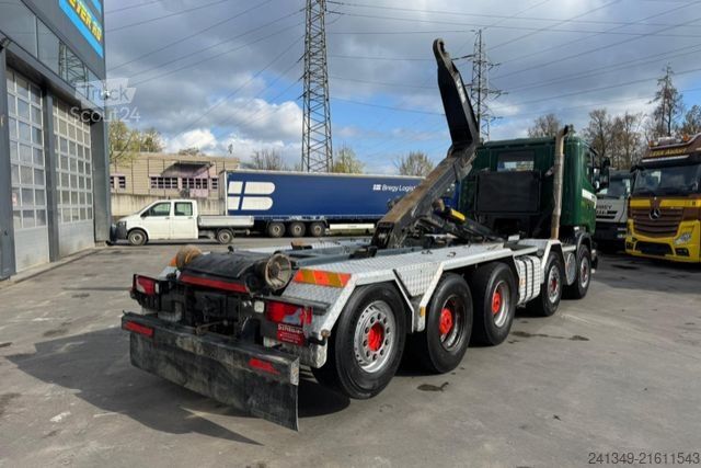 Roll-off tipper truck SCANIA R620 V8 10x4 Hiab 26T