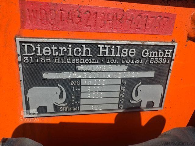 Нископроходен ремарке  Hilse BAL218B Balllasttandemanhänger