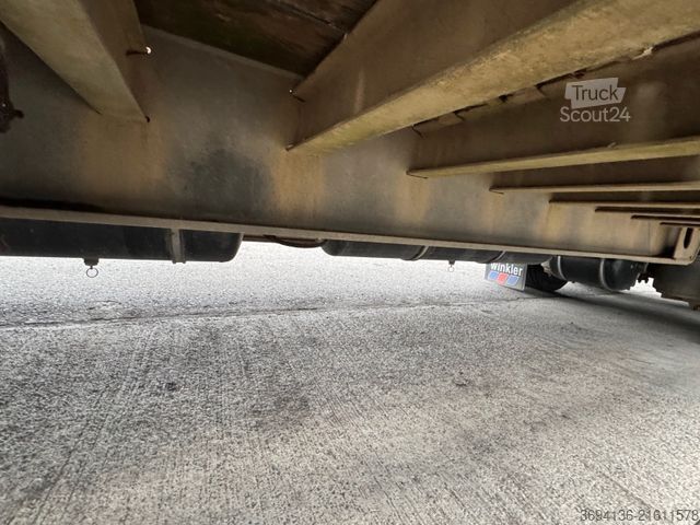 Low loader trailer HUMBAUR HTD40 Stielmulde Hydr. Rampen Luftfederung