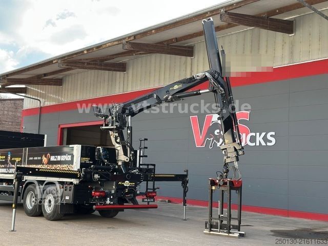 Вантажівка з відкритою платформою MAN TGS 26.470 6x2 HIAB L-HiPro 177K-2 Retarder ADR