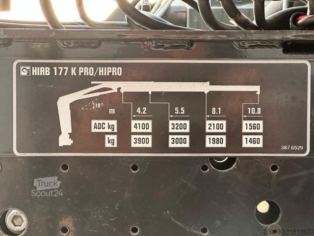 Вантажівка з відкритою платформою MAN TGS 26.470 6x2 HIAB L-HiPro 177K-2 Retarder ADR