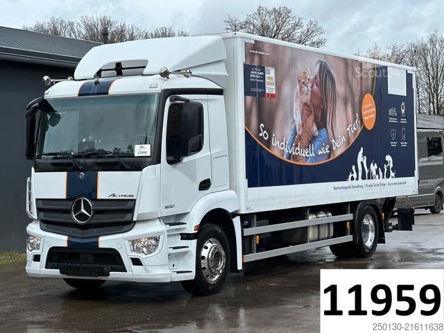 Box truck MERCEDES-BENZ Actros 1830 4x2 BL Koffer/ Palfinger LBW *TOP*