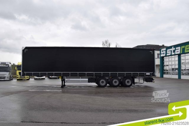 Open semitrailer with tarp SCHMITZ CARGOBULL Hubdach Liftachse XL u. Getränkezertifikat MIETE