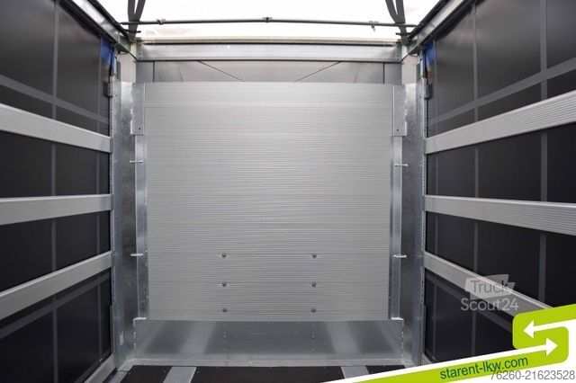 Open semitrailer with tarp SCHMITZ CARGOBULL Hubdach Liftachse XL u. Getränkezertifikat MIETE