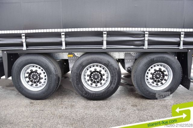Open semitrailer with tarp SCHMITZ CARGOBULL Hubdach Liftachse XL u. Getränkezertifikat MIETE