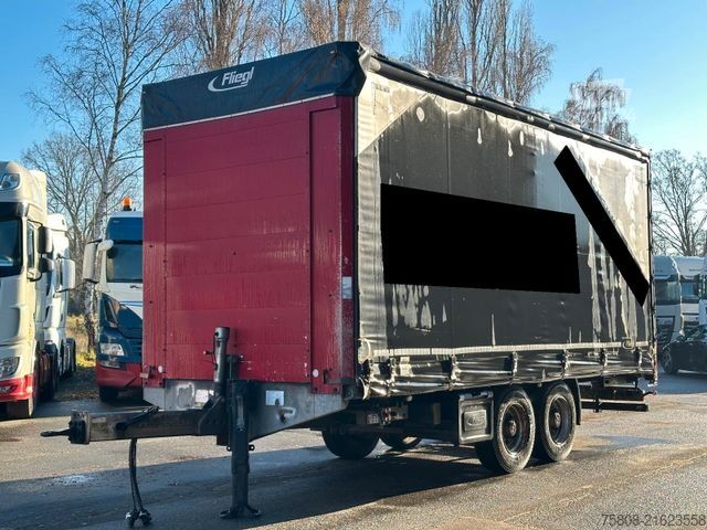 Open trailer with tarp FLIEGL TPS 135 Abgelastet auf 10t. Plane