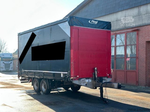 Open trailer with tarp FLIEGL TPS 135 Abgelastet auf 10t. Plane