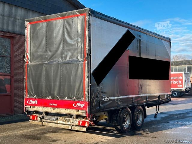 Open trailer with tarp FLIEGL TPS 135 Abgelastet auf 10t. Plane