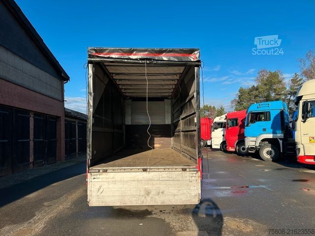 Open trailer with tarp FLIEGL TPS 135 Abgelastet auf 10t. Plane