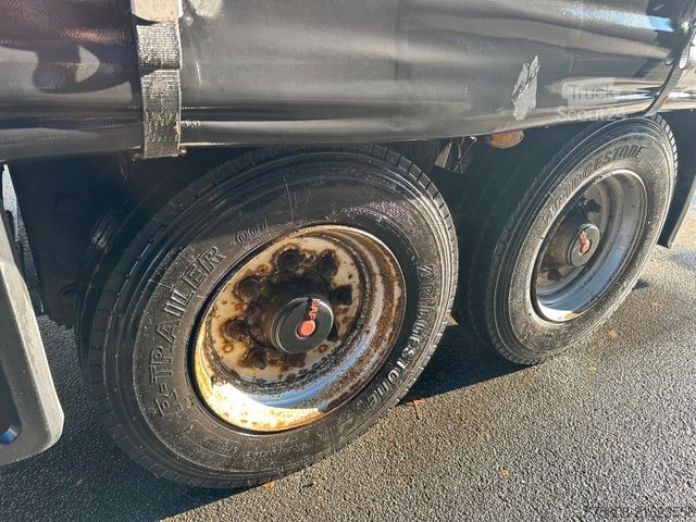 Open trailer with tarp FLIEGL TPS 135 Abgelastet auf 10t. Plane