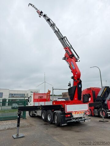 Læsseplatform Scania G410 8x4 PRITSCHE + KRAN 34m! EFFER 685/6S-JIB ...