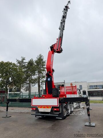 Læsseplatform Scania G410 8x4 PRITSCHE + KRAN 34m! EFFER 685/6S-JIB ...