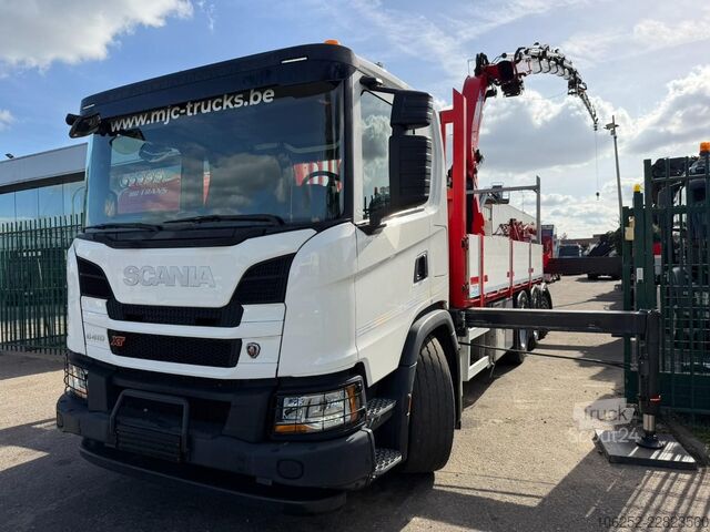 Kranbil Scania G410 8x4 MONTAGEKRAN 34m! EFFER 685/6S-JIB 6S +...