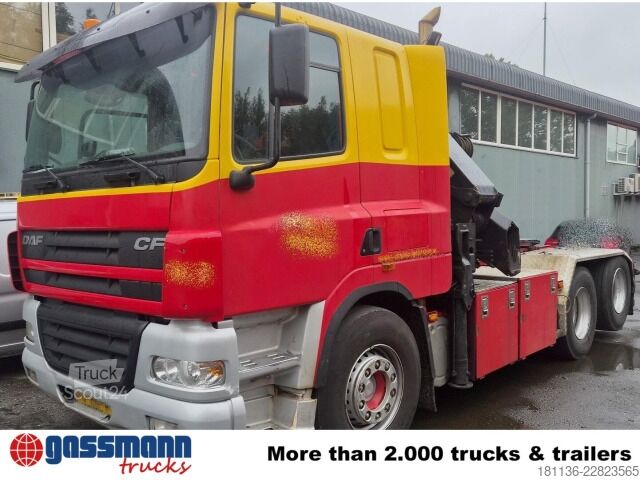Standardni vlačilec DAF DAF 85 CF 6x2 HMF Kran 2823 K5 Funk Seilwinde
