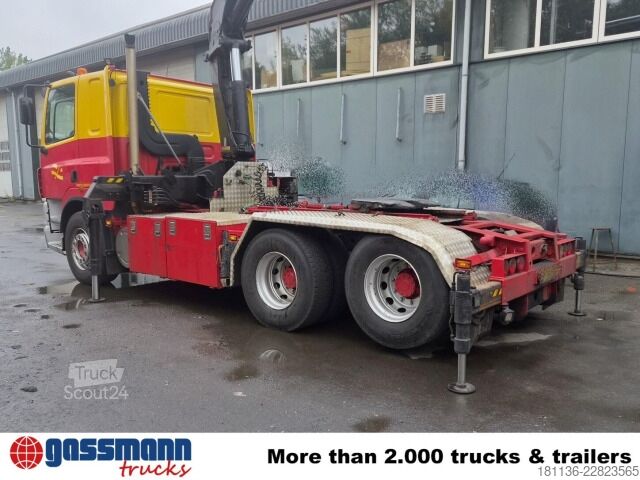 Standardni vlačilec DAF DAF 85 CF 6x2 HMF Kran 2823 K5 Funk Seilwinde