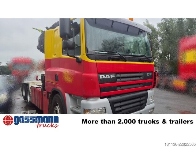 Standardni vlačilec DAF DAF 85 CF 6x2 HMF Kran 2823 K5 Funk Seilwinde