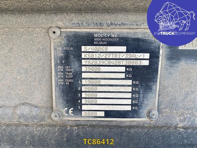 Tipper MOL 32m3 geïsoleerd