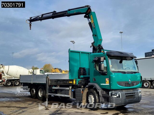 Plateau de chargement Renault Premium 380 6X2 Palfinger PK20002 Crane Kran Li...