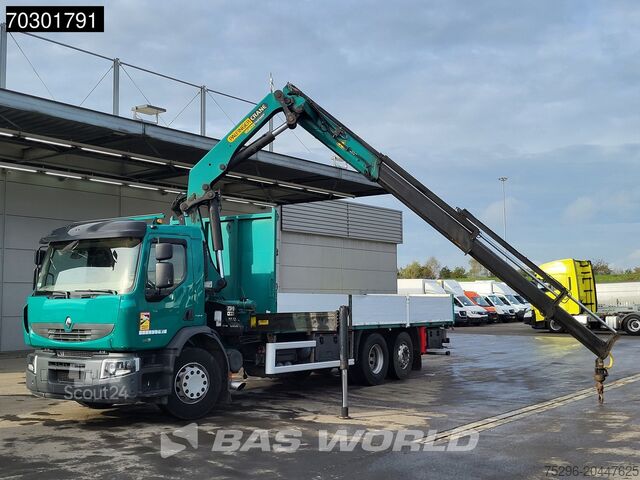 Plateau de chargement Renault Premium 380 6X2 Palfinger PK20002 Crane Kran Li...