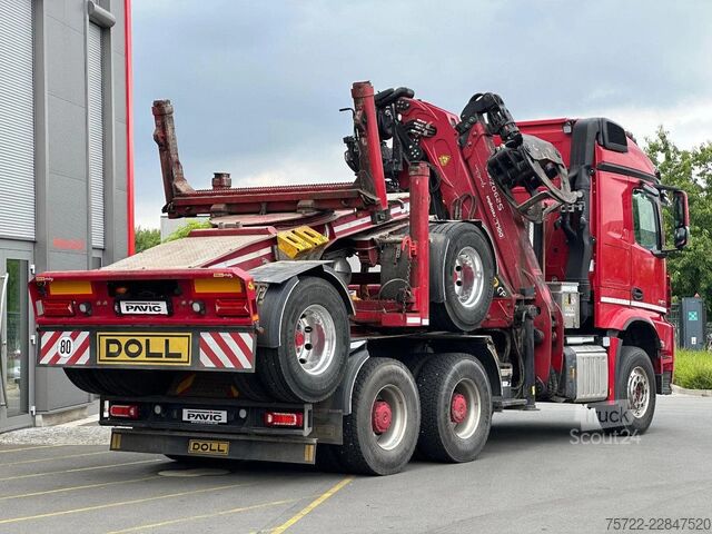 Транспортировщик древесины Mercedes-Benz Arocs 3358 6x4 BB mit EpsilonS290Z96 DOLL RATIO+