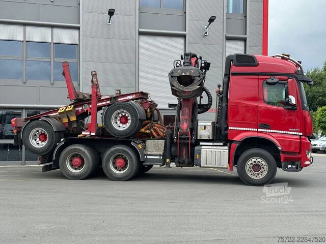 Транспортировщик древесины Mercedes-Benz Arocs 3358 6x4 BB mit EpsilonS290Z96 DOLL RATIO+