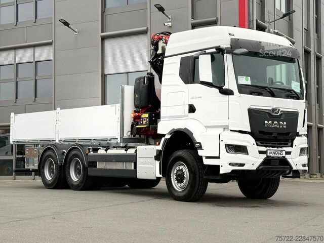Nakladalna ploščad MAN TGS 33.520 6x6 BL Pritsche Kran Fassi F235A.2.24