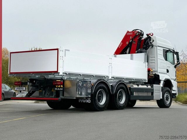 Nakladalna ploščad MAN TGS 33.520 6x6 BL Pritsche Kran Fassi F235A.2.24