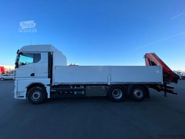 Nakladalna ploščad MAN TGX 26.480 6x2-4 LL Baustoff-Pritsche FASSI / P...