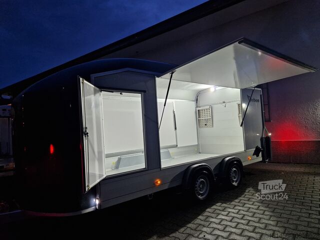 Caisse fermée (ou tôlé) Cheval Liberté Roadster 1000 Alufoffer mit Seitenklappen Auffahrrampe Seitentüren Neu verfügbar