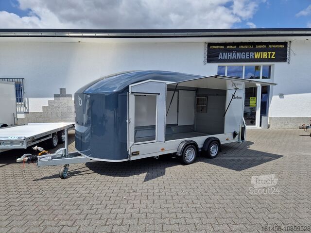 Caisse fermée (ou tôlé) Cheval Liberté Roadster 1000 Alufoffer mit Seitenklappen Auffahrrampe Seitentüren Neu verfügbar