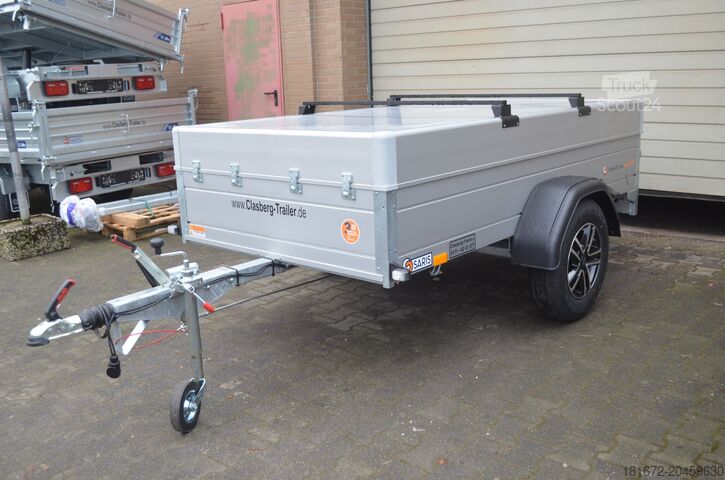 Kofferanhänger SARIS 1350Kg Tieflader 255x133x35 Saris Deckel
