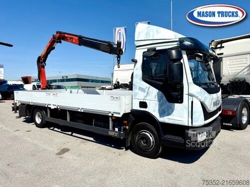 Plato nákladné auto Iveco Eurocargo 120EL210 + gru PALFINGER