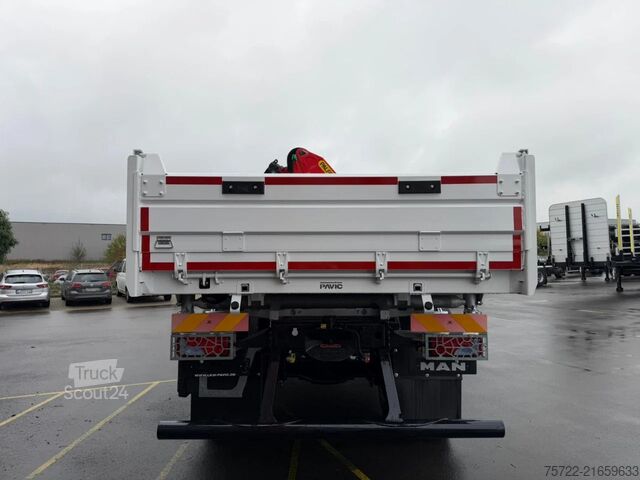 3 oldalú billenő MAN TGM 18.320 4x4 3-Seiten Krankipper PALFINGER