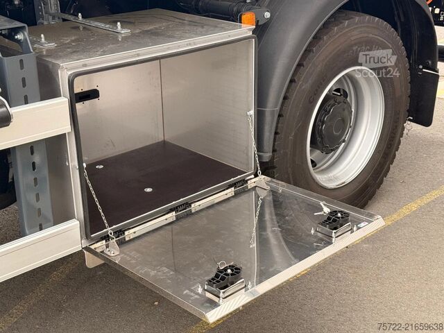 3 oldalú billenő MAN TGM 18.320 4x4 Meiller Trigenius FASSI F135