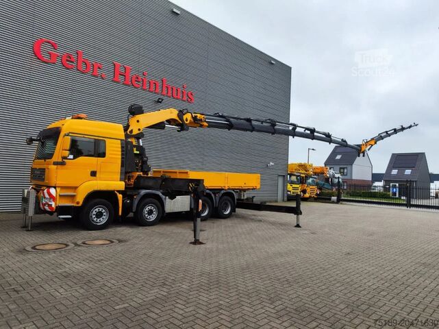 Camion-grue MAN TGA 35.480 8x4 Palfinger PK 85002 Jip Winch