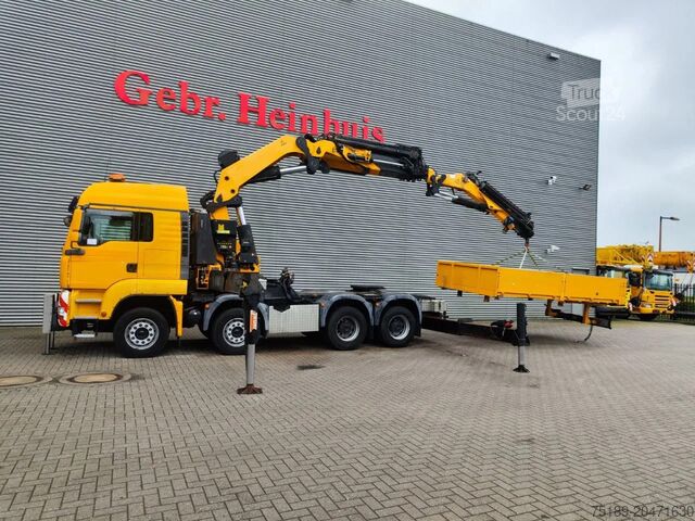 Camion-grue MAN TGA 35.480 8x4 Palfinger PK 85002 Jip Winch